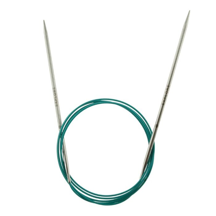 Спицы круговые KnitPro Mindful 3мм, 120см, нержавеющая сталь, серебристый, арт.36135 Спицы круговые KnitPro Mindful 3мм, 120см, нержавеющая сталь, серебристый, арт.36135