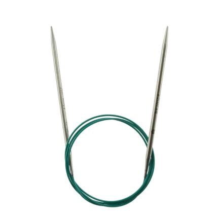 Спицы круговые KnitPro Mindful 4,5мм, 100см, нержавеющая сталь, серебристый, арт.36120