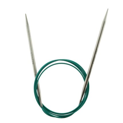 Спицы круговые KnitPro Mindful 4,5мм, 120см, нержавеющая сталь, серебристый, арт.36140