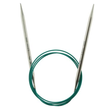 Спицы круговые KnitPro Mindful 5,5мм, 100см, нержавеющая сталь, серебристый, арт.36122