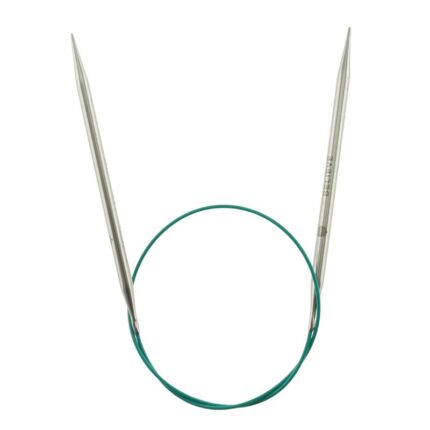 Спицы круговые KnitPro Mindful 5,5мм, 60см, нержавеющая сталь, серебристый, арт.36082