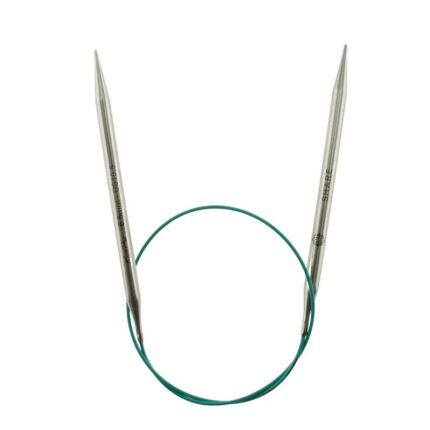 Спицы круговые KnitPro Mindful 6,5мм, 60см, нержавеющая сталь, серебристый, арт.36084
