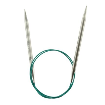 Спицы круговые KnitPro Mindful 6,5мм, 80см, нержавеющая сталь, серебристый, арт.36104