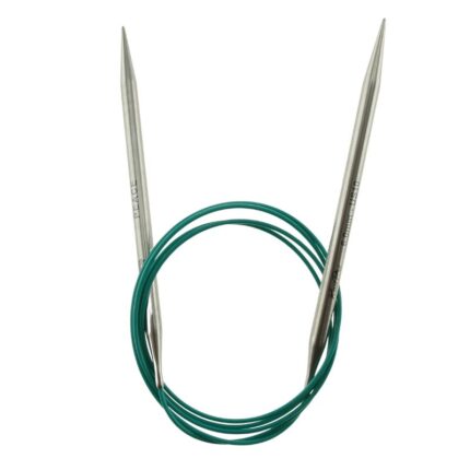 Спицы круговые KnitPro Mindful 6мм, 120см, нержавеющая сталь, серебристый, арт.36143