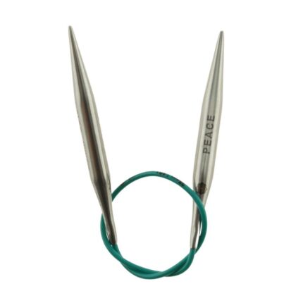 Спицы круговые KnitPro Mindful 6мм, 25см, нержавеющая сталь, серебристый, арт.36050