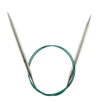 Спицы круговые KnitPro Mindful 6мм, 80см, нержавеющая сталь, серебристый, арт.36103