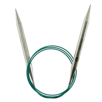 Спицы круговые KnitPro Mindful 9мм, 100см, нержавеющая сталь, серебристый, арт.36127