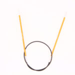 Спицы круговые KnitPro Zing 40см, 2,25мм, алюминий, с несъемной леской, арт.47062