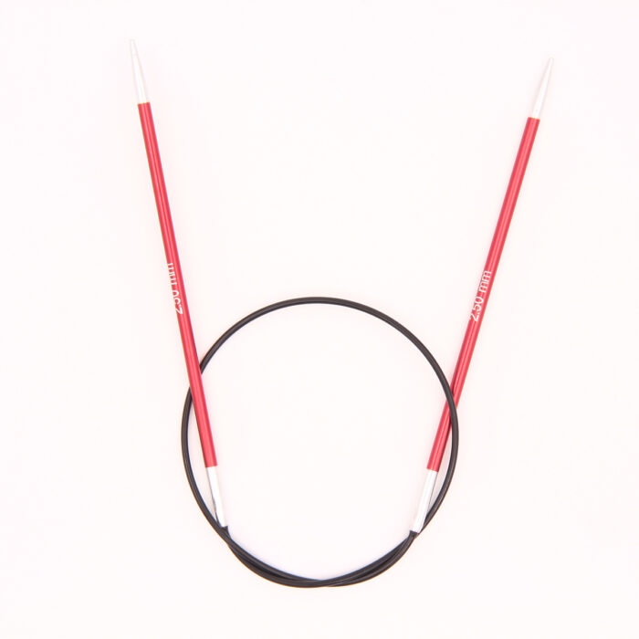 Спицы круговые KnitPro Zing 40см, 2,5мм, алюминий, с несъемной леской, арт.47063 Спицы круговые KnitPro Zing 40см, 2,5мм, алюминий, с несъемной леской, арт.47063