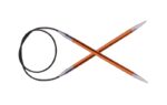 Спицы круговые KnitPro Zing 40см, 2,75мм, алюминий, с несъемной леской, арт.47064