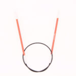 Спицы круговые KnitPro Zing 40см, 2,75мм, алюминий, с несъемной леской, арт.47064