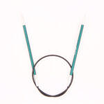 Спицы круговые KnitPro Zing 40см, 3,25мм, алюминий, с несъемной леской, арт.47066