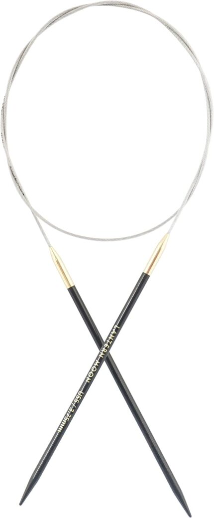 Спицы круговые Lantern Moon 3,75мм/100см, эбеновое дерево, KnitPro, 350104