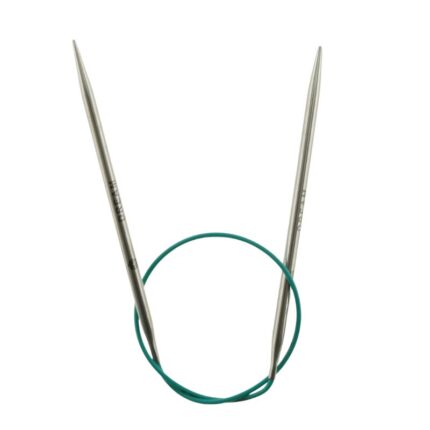 Спицы круговые Mindful 4мм/40см, нержавеющая сталь, серебристый, KnitPro, 36059