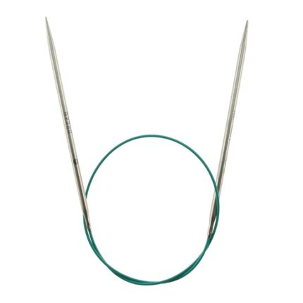 Спицы круговые Mindful 4мм/60см, нержавеющая сталь, серебристый, KnitPro, 36079