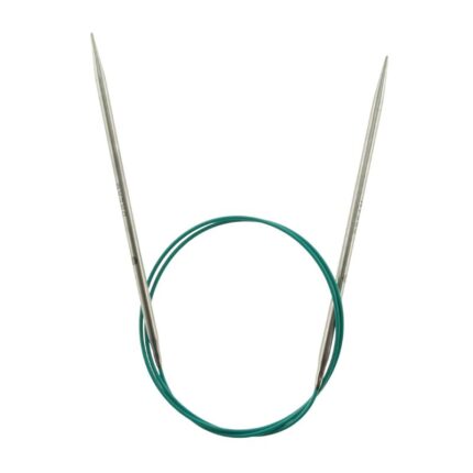 Спицы круговые Mindful 4мм/80см, нержавеющая сталь, серебристый, KnitPro, 36099