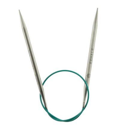 Спицы круговые Mindful 5мм/40см, нержавеющая сталь, серебристый, KnitPro, 36061