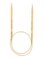 Спицы круговые Tulip 4 мм, 40 см, укороченные бамбуковые, поворотный тросик, Knina Swivel, арт.KS-400400