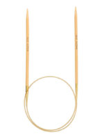 Спицы круговые Tulip 4.25 мм, 60 см, бамбуковые, поворотный тросик, Knina Swivel, арт.KS-600425