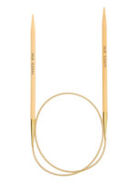 Спицы круговые Tulip 5 мм, 60 см, бамбуковые, поворотный тросик, Knina Swivel, арт.KS-600500