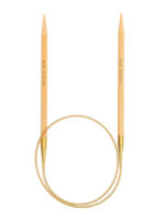 Спицы круговые Tulip 5.5 мм, 60 см, бамбуковые, поворотный тросик, Knina Swivel, арт.KS-600550