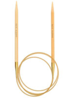 Спицы круговые Tulip 6 мм, 100 см, бамбуковые, поворотный тросик, Knina Swivel, арт.KS-1000600
