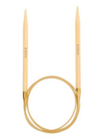 Спицы круговые Tulip 6.5 мм, 100 см, бамбуковые, поворотный тросик, Knina Swivel, арт.KS-1000650