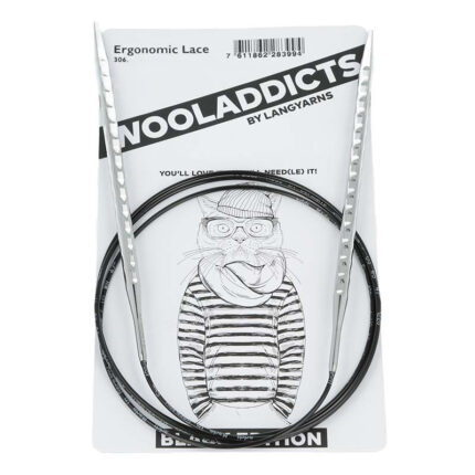 Спицы круговые супергладкие WOOLADDICTS Ergonomic Lace 7 мм, 120 см, арт.306.1270