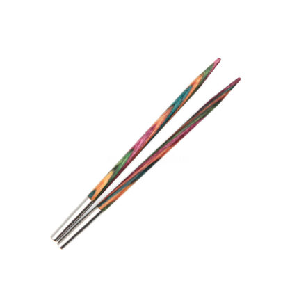 Спицы съемные 8.5см, 3,5мм, KnitPro Symfonie укороченные деревянные, арт.20422