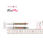 Спицы съемные 8.5см, 6,00мм, KnitPro Symfonie укороченные деревянные, арт.20428