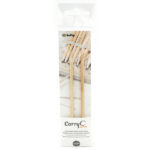 Спицы съемные Tulip 4.25 мм, 12 см, CarryC Long бамбуковые, арт.CTMM-53