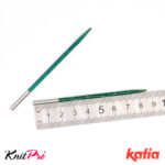 Спицы съемные укороченные KnitPro Katia 3 мм, 8,5см, деревянные, арт.7685