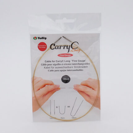 Тросик Tulip для съемных спиц CarryC Long Fine Gauge, длина в сборе 100см, арт.CTMM-62