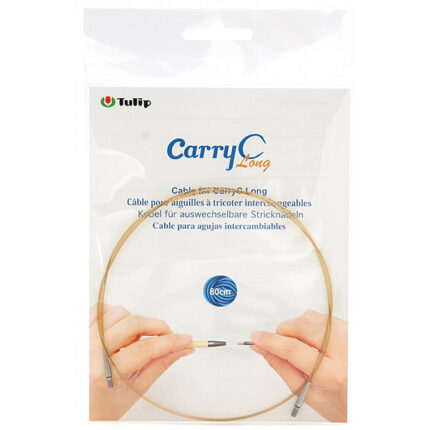 Тросик Tulip для съемных спиц CarryC Long, длина в сборе 80см, пластик, арт.CTMM-42