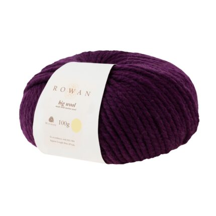 Пряжа Rowan Big Wool 100г/80м, цвет 025 Wild Berry (100% мериносовая шерсть)