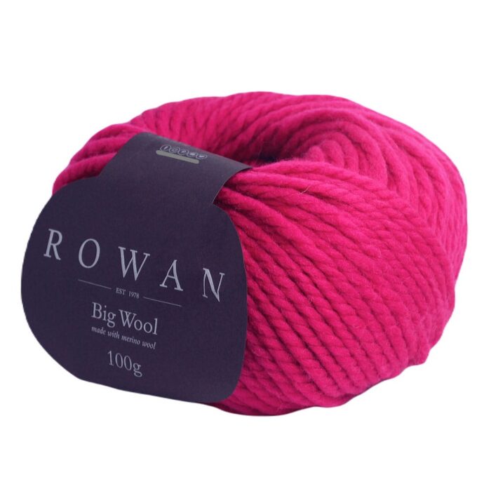 Пряжа Rowan Big Wool 100г/80м, цвет 089 Cerise (100% мериносовая шерсть)