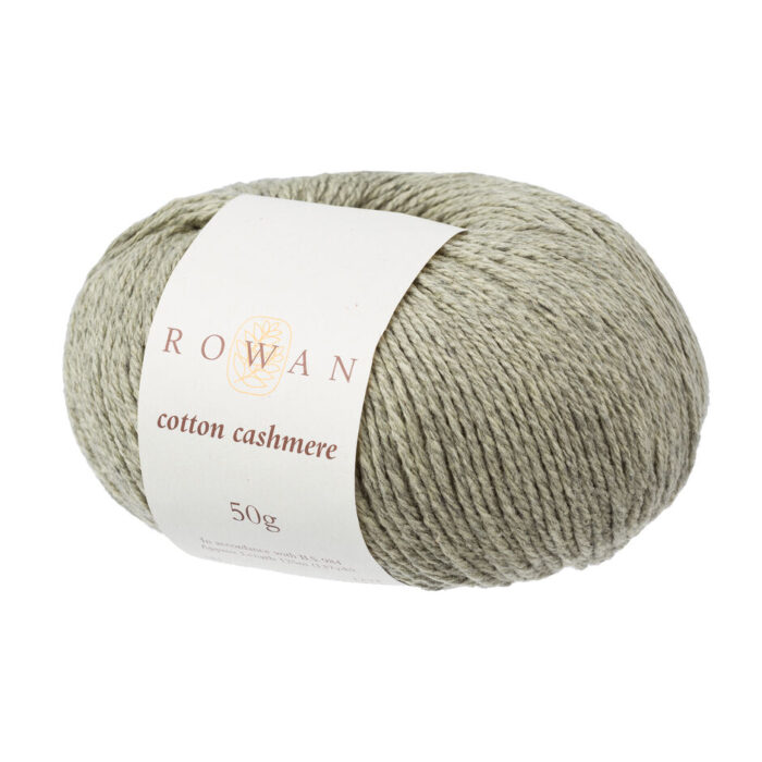 Пряжа Rowan Cotton Cashmere 50г/125м, цвет 219 оливковый (85% хлопок, 15% кашемир)