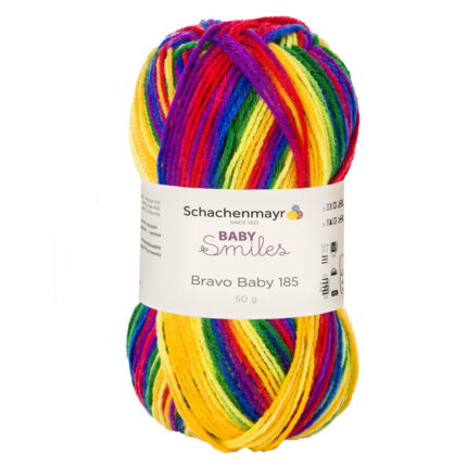 Пряжа Schachenmayr Baby Smiles Bravo Baby 50г/185м, 9801212, цвет 00186 разноцветный