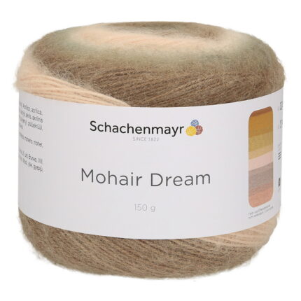 Пряжа Schachenmayr Mohair Dream 150г/810м, 9807597, цвет 00080 светло-коричневый