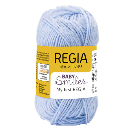 Пряжа Schachenmayr My first Regia 25г/105м, 9801296, цвет 01054 светло-голубой
