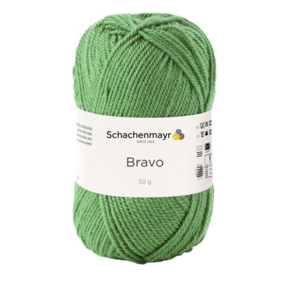 Пряжа Schachenmayr Originals Bravo 50г/133м, 9801211, цвет 08191 зеленый