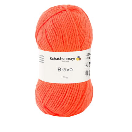 Пряжа Schachenmayr Originals Bravo 50г/133м, 9801211, цвет 08279 неоновый оранжевый