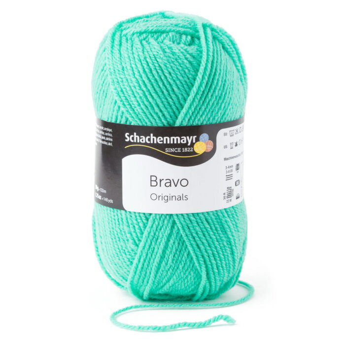 Пряжа Schachenmayr Originals Bravo 50г/133м, 9801211, цвет 08321 изумрудный