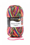 Пряжа Schachenmayr Originals Bravo Color 50г/133м, 9801421, цвет 02085, rainbow jacquard color, розовый/зеленый/кремовый