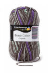 Пряжа Schachenmayr Originals Bravo Color 50г/133м, 9801421, цвет 02107, graphit color серый/розовый