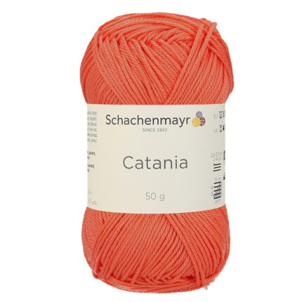 Пряжа Schachenmayr Originals Catania 50г/125м, 9801210, цвет 00410 коралловый