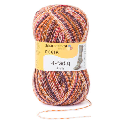 Пряжа Schachenmayr Regia 4-fadig Color 100г/420м, 9801269, цвет 04768 cardamom