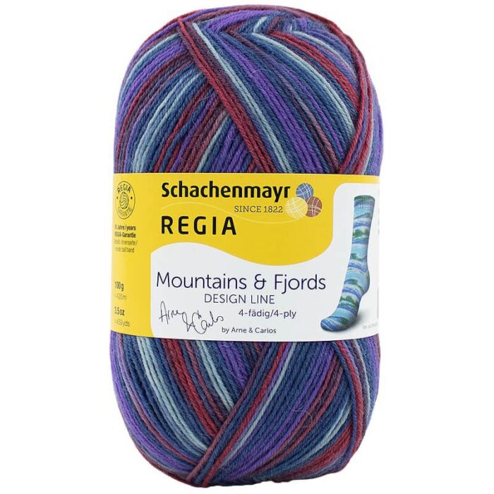Пряжа Schachenmayr Regia Design Line из 4 ниток 07029, Mountains and Fjords Color Пряжа Schachenmayr Regia Design Line из 4 ниток 07029, Mountains and Fjords Color