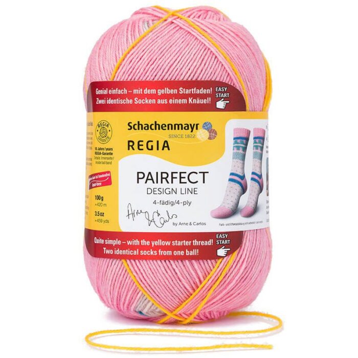 Пряжа Schachenmayr Regia Design Line из 4 ниток 09094, Дизайн от Arne & Carlos, astrup color